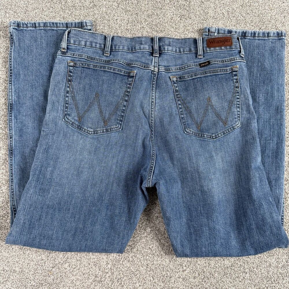 Wrangler Bootcut Stretch Men's Jeans Comfort 5-Pocket Denim Size 38x32